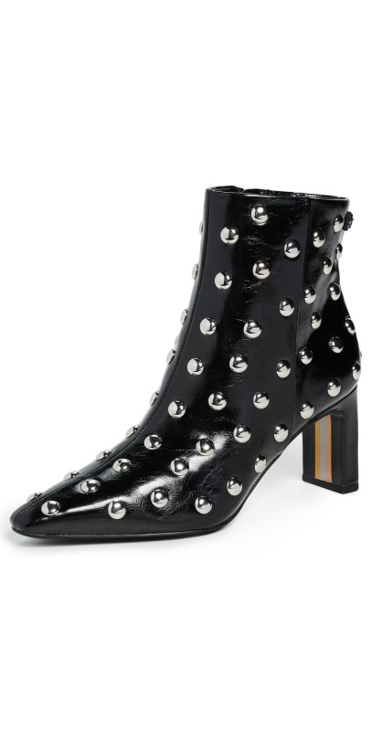Sam Edelman Saige Stud Booties Black