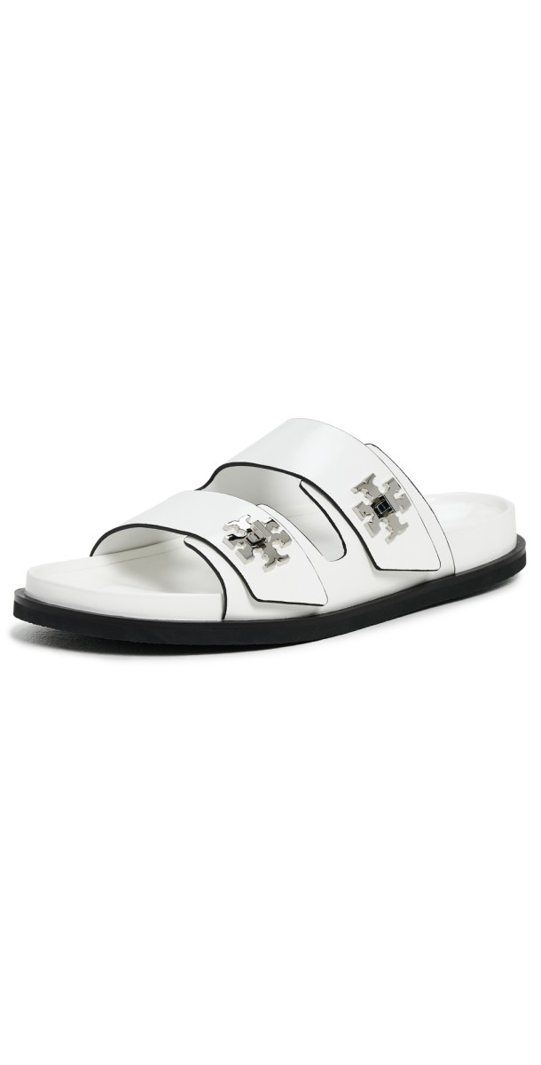 Tory Burch T Lock Sport Slides Cloud