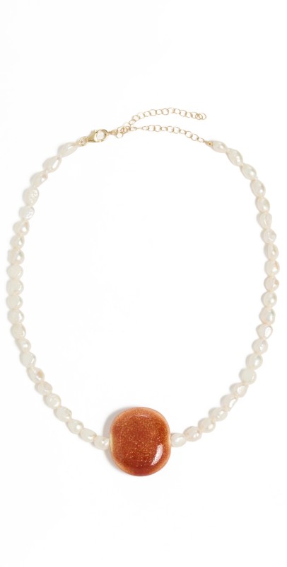 Galley Los Angeles Cynthia Necklace Pearl