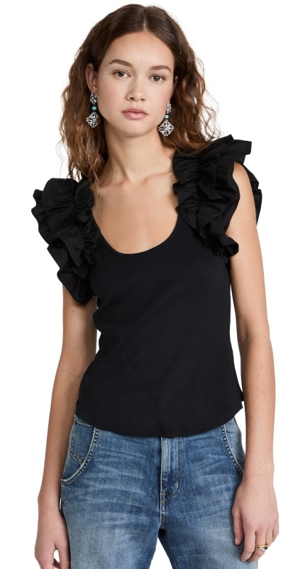 Ulla Johnson Koa Top Noir
