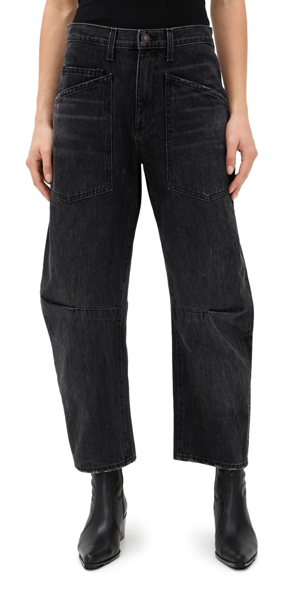 Nili Lotan Shon Jeans Stone Black Wash