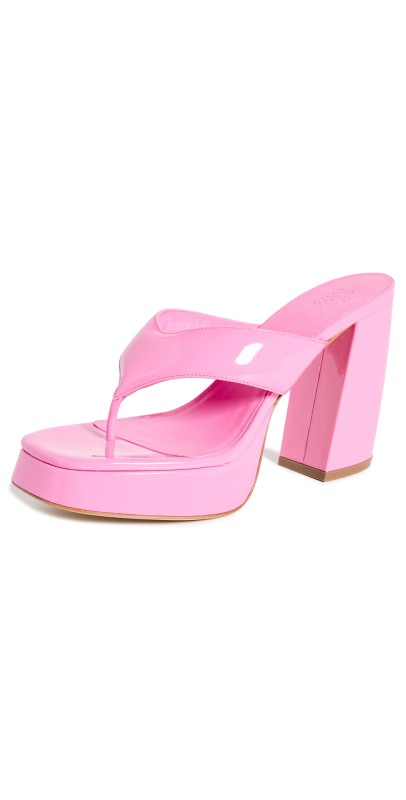 Gia Borghini Gia 17 Patent Sandals Pink