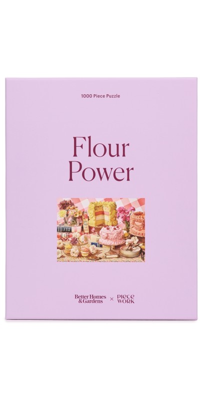 Piecework Puzzles Better Homes & Gardens x Piecework Flour Power Puzzle Pink One Siz