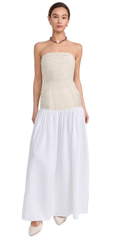 Maylé Vásquez Endemica Dress Natural White Combo