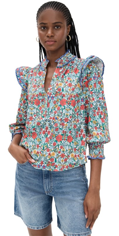 Shoshanna Bevil Top Multi