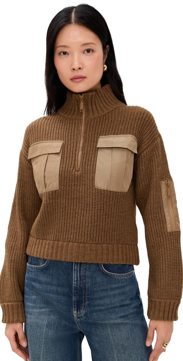 BAUM UND PFERDGARTEN Clyde Pullover Mocha Camel