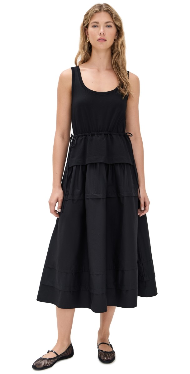 Tanya Taylor Monica Dress Black