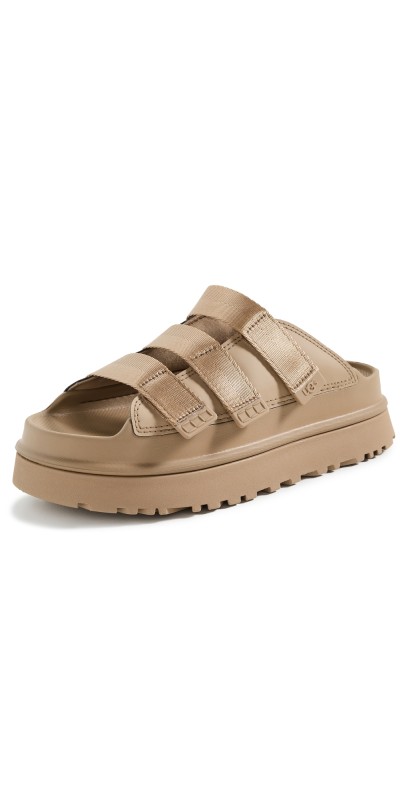 UGG Goldenglow Slides Dark Sand