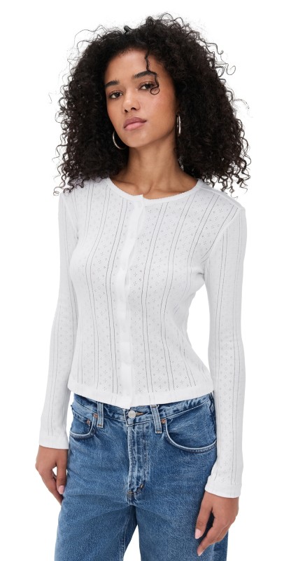 COUCOU The Cardigan White