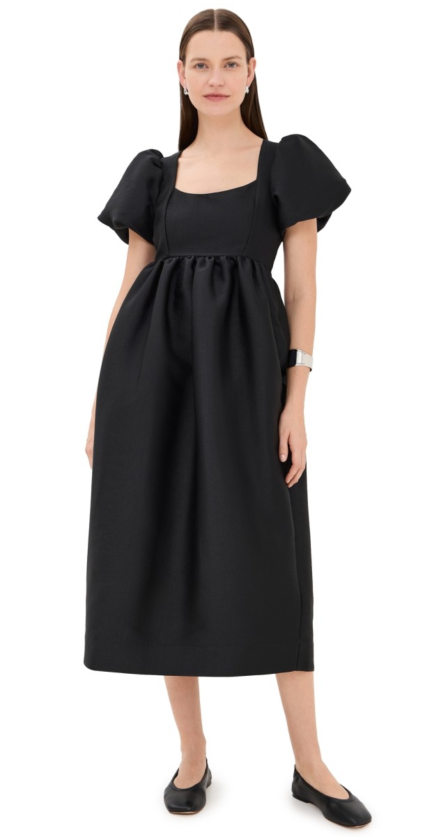 ALIGNE Ivy Puff Sleeve Dress Black