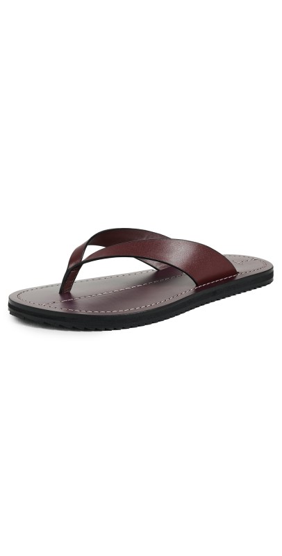 A. EMERY Flora Sandals Merlot