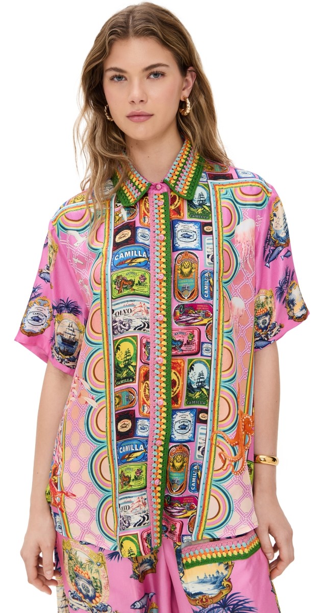 Camilla Classic Shirt SALTY SPLENDOUR