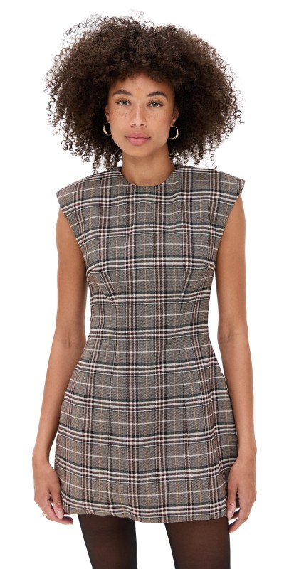 Ronny Kobo Wolverton Dress Brown Multi