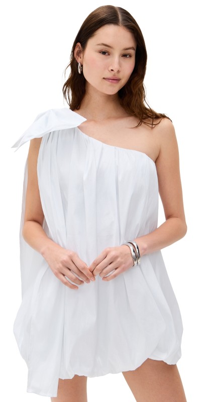 BARDOT Razia One Shoulder Mini Dress Orchid Wht