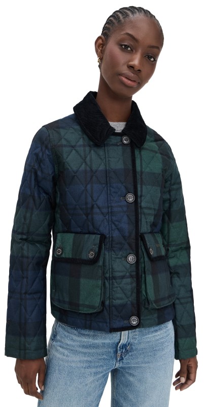 Barbour Barbour Louden Quilted Jacket Blackwatch Tartan