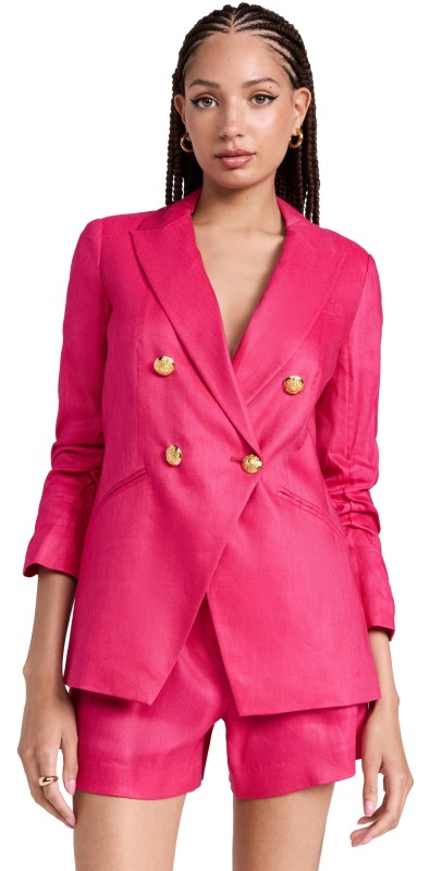 Veronica Beard Hirsh Dickey Jacket Fuchsia
