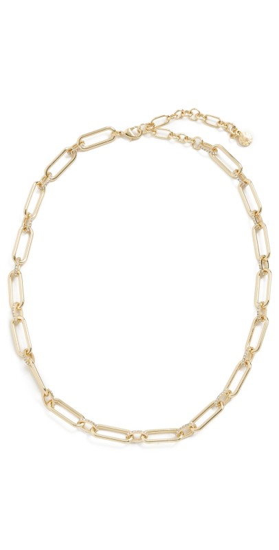 BaubleBar Delia Chain Necklace Gold
