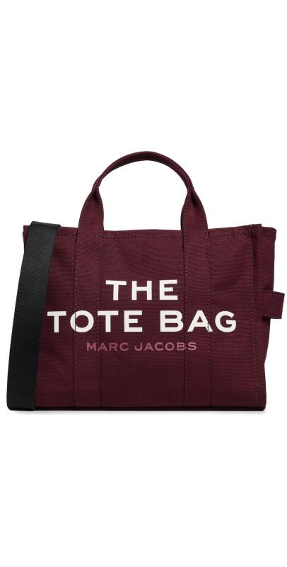 Marc Jacobs The Canvas Medium Tote Bag Dark Plum