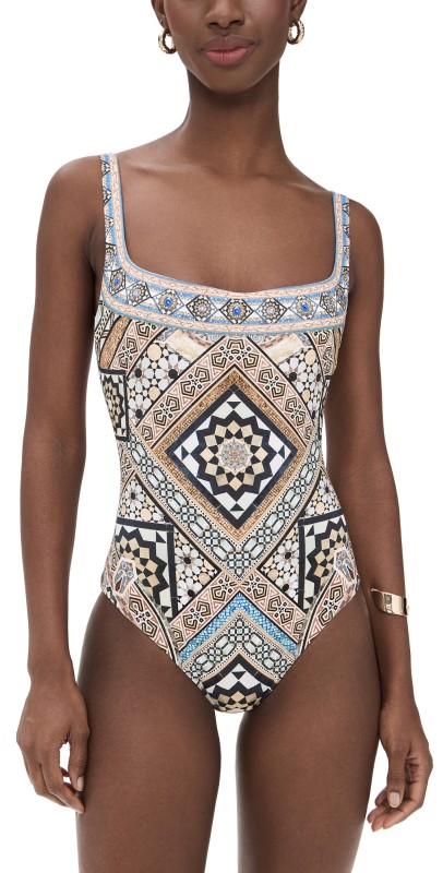 Camilla Underwire Square Neck One Piece Make Me Your Mosaic