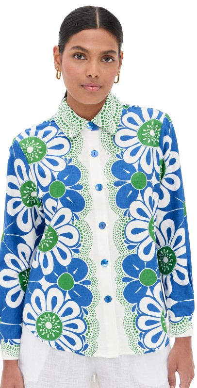 FARM Rio Exclusive Top Maia Blue