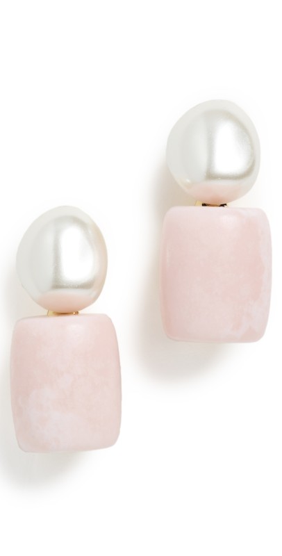 Lele Sadoughi Pebble Stud Earrings Ros