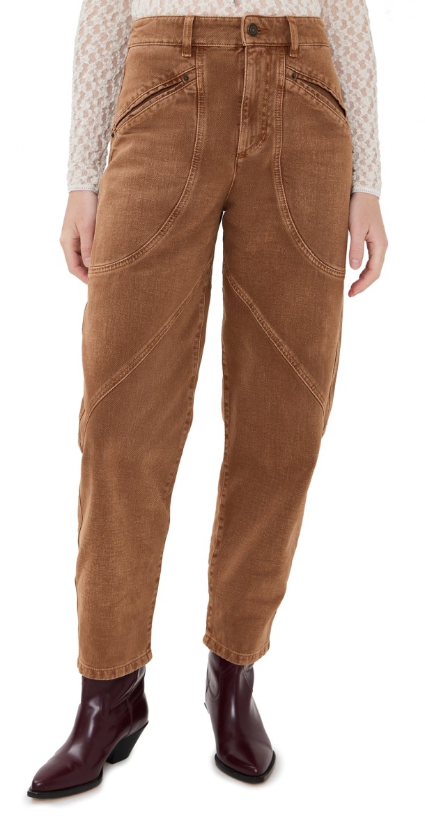 Isabel Marant Catarina Jeans Ochre
