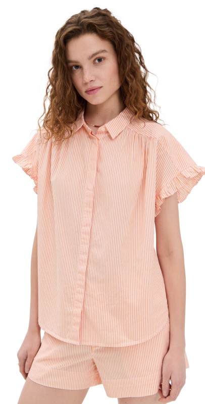 XIRENA Noah Shirt Tangerine