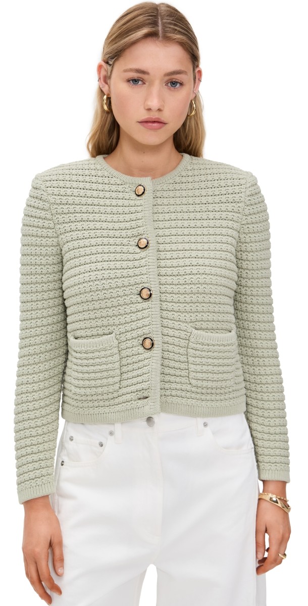 ba & sh Gaspard Cardigan Sauge