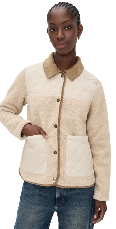 Barbour Laurel Fleece Natural/Blanc
