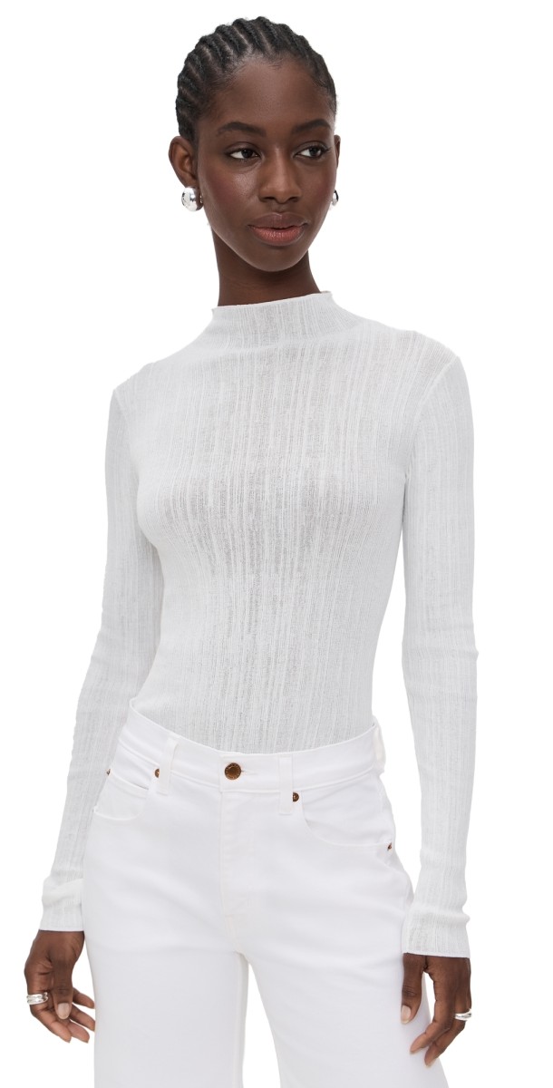 A. L.C. Hugh Top Bright White