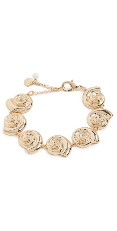 BaubleBar Sheila Shell Bracelet Gold
