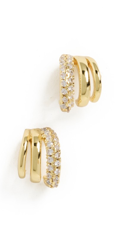 Luv Aj The Multi Piercing Huggies Gold
