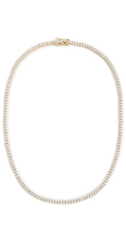Alexa Leigh Everyday Tennis Necklace Yellow Gold