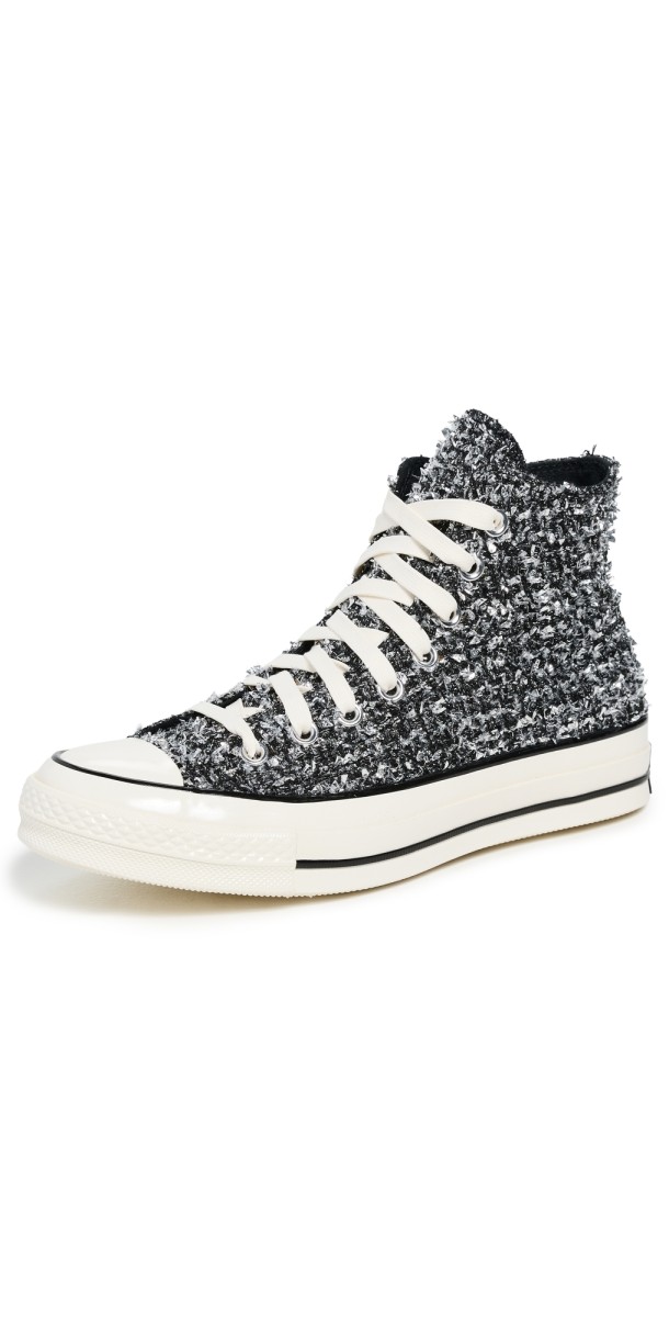 Converse Chuck 70 Metallic Sneakers Black/Silver/Egret