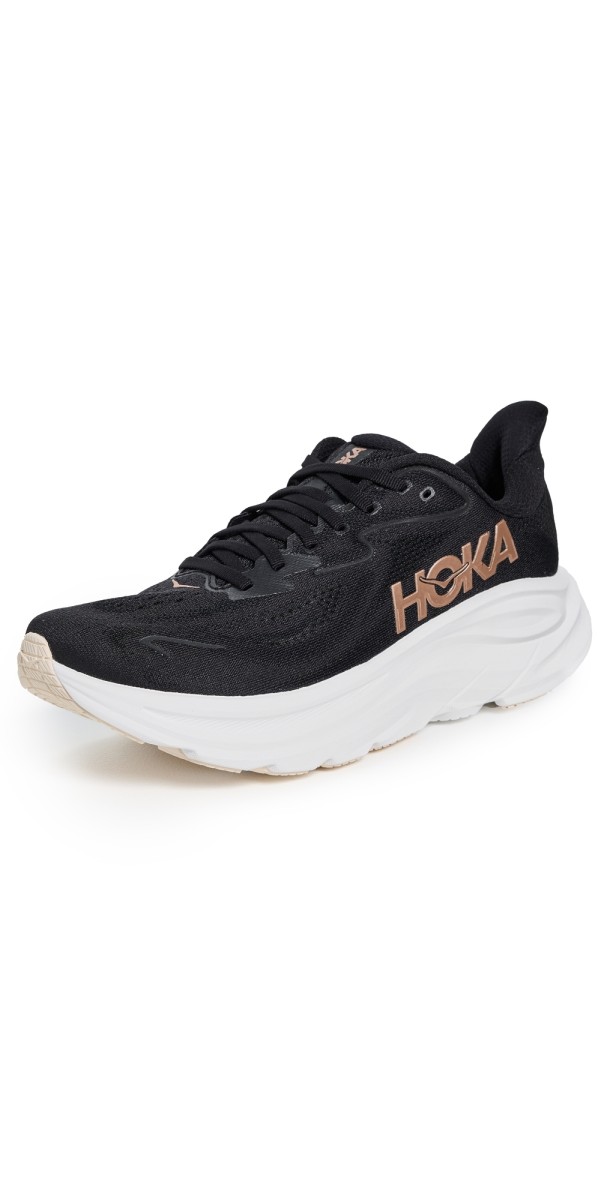 HOKA Clifton 10 Sneakers Black/Rose Gold