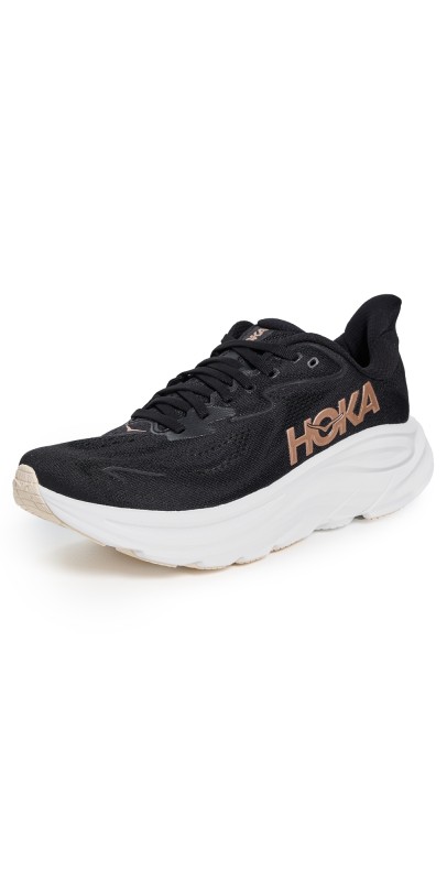HOKA Clifton 10 Sneakers Black/Rose Gold