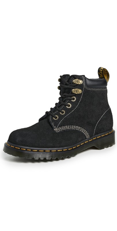 Dr. Martens 939 Long Napped Suede Boots Black