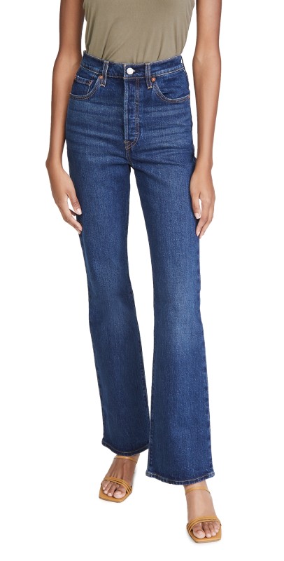 Levi's Ribcage Boot Jeans Turn Up