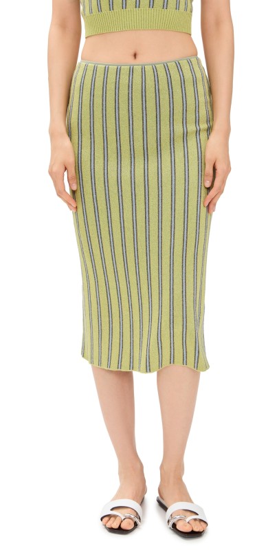 BAUM UND PFERDGARTEN Cilia Skirt Lux Dark Citron