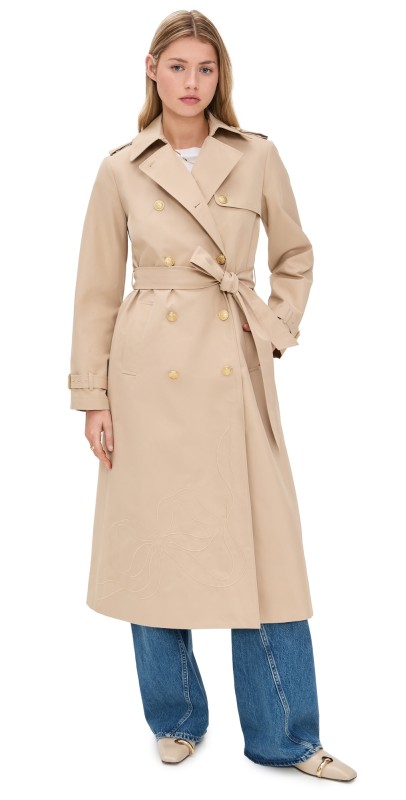 LoveShackFancy Thiel Jacket Toffee Nude