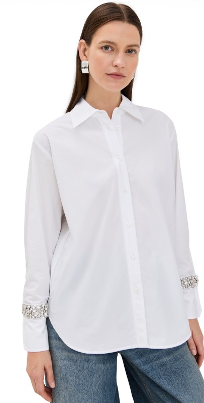 A. L.C. Calvin Top White