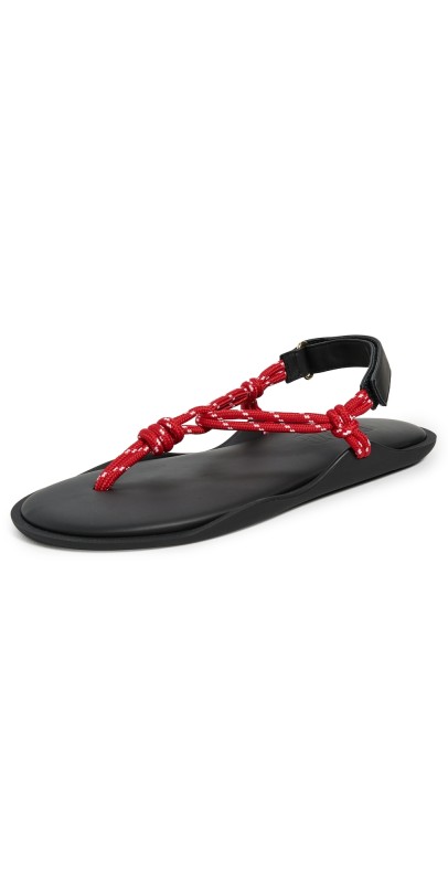 Flòwze Flo Rope Sandals Red