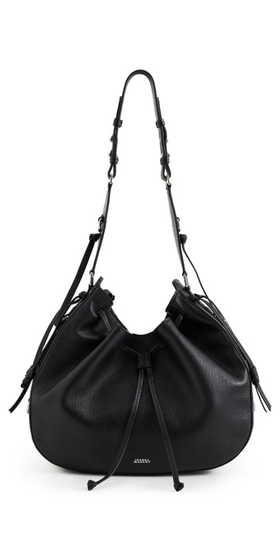 Isabel Marant Bolton Hobo Bag Black/Silver