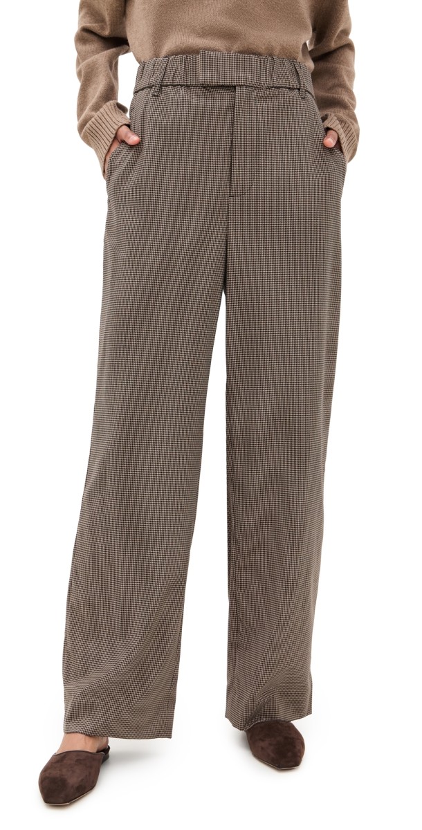 STAUD Jerome Pants Houndstooth