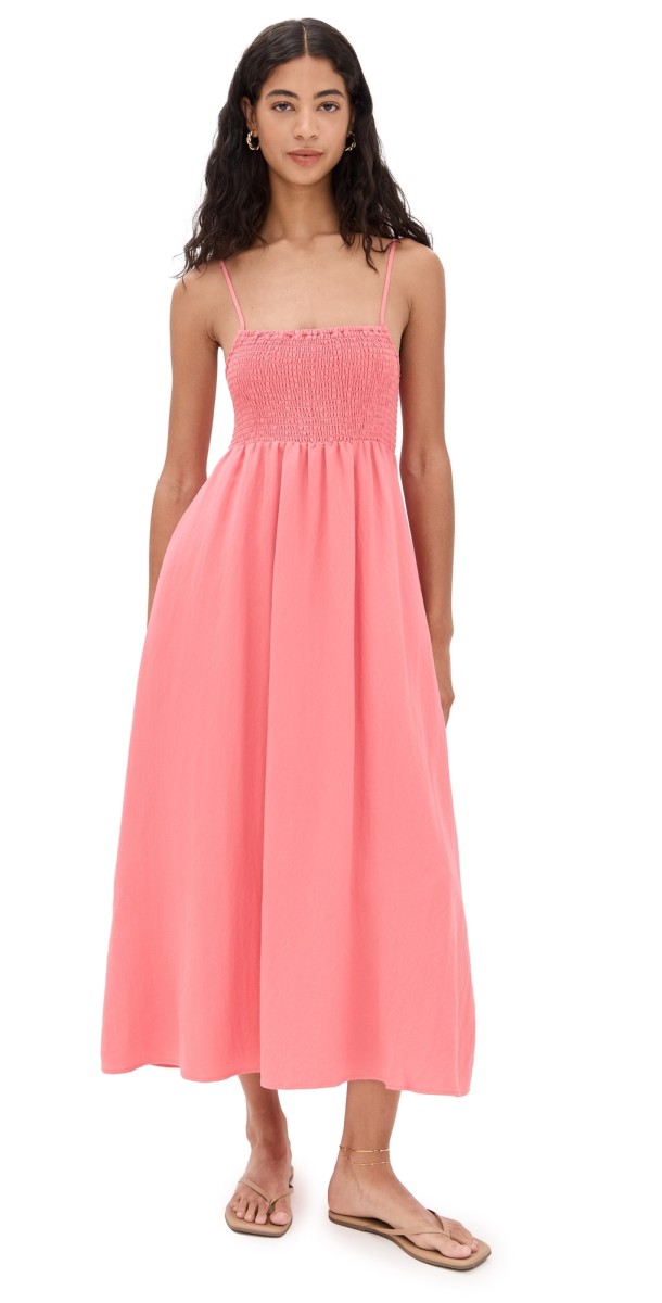 Z Supply Beachside Dress Sunset Pink
