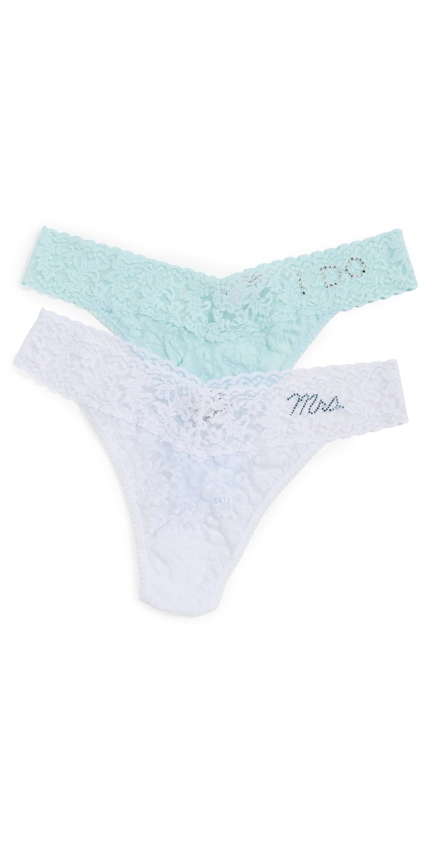 Hanky Panky "I Do & Mrs Original Rise Thong Box Set Clwh
