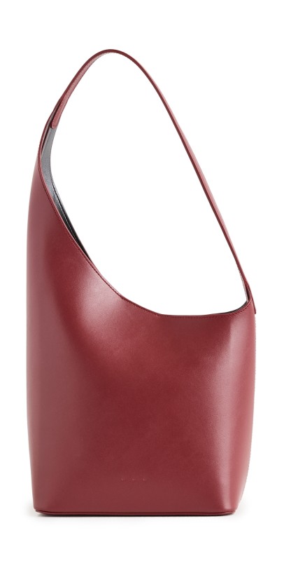 AESTHER EKME Demi Lune Shoulder Bag Bordeaux