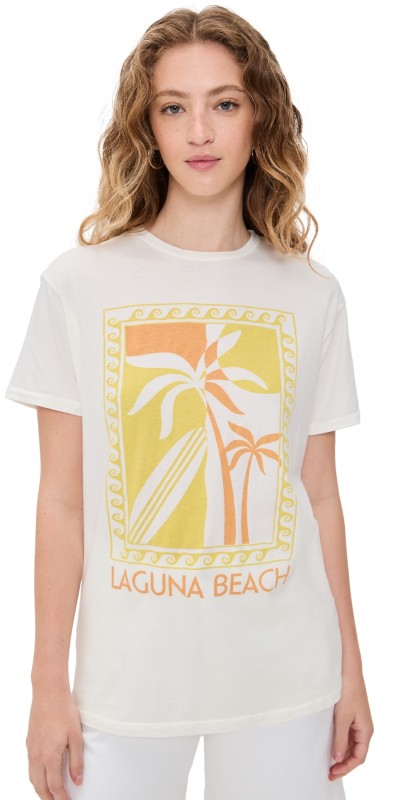 Original Retro Brand Laguna Beach Tee Antique White