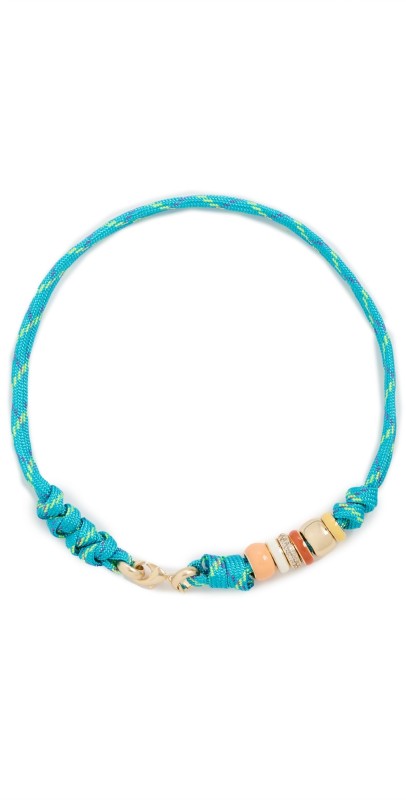 Roxanne Assoulin The Happy Cord Necklace Turquois