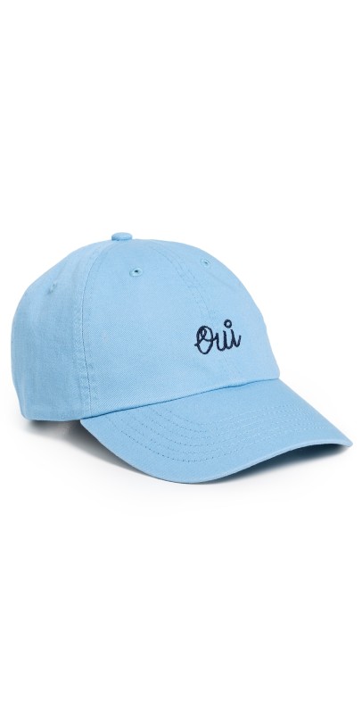 Clare V. Baseball Hat Sky Blue w/ Navy